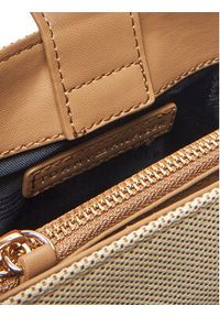 TOMMY HILFIGER - Tommy Hilfiger Torebka Th Heritage Mini Satchel Canvas AW0AW17406 Beżowy. Kolor: beżowy #3