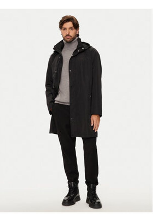 Armani Exchange Kurtka przejściowa 6DZKL8 ZN5KZ 1200 Czarny Regular Fit. Kolor: czarny. Materiał: syntetyk