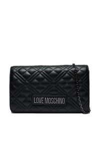 Love Moschino - LOVE MOSCHINO Torebka JC4079PP1LLA000A Czarny. Kolor: czarny. Materiał: skórzane #1