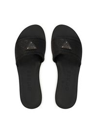 Guess Klapki FLJELS Czarny. Kolor: czarny. Materiał: materiał #6