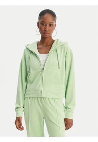 Juicy Couture Bluza Iccle JCWAS126304 Zielony Oversize. Kolor: zielony. Materiał: syntetyk #1