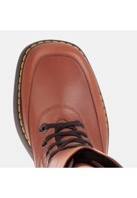 Marco Shoes Botki Federica z ozdobnymi klamrami brązowe. Zapięcie: klamry. Kolor: brązowy #3