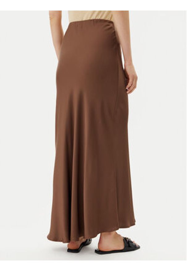 ViCOLO Spódnica maxi TD0472 Brązowy Slim Fit. Kolor: brązowy. Materiał: wiskoza