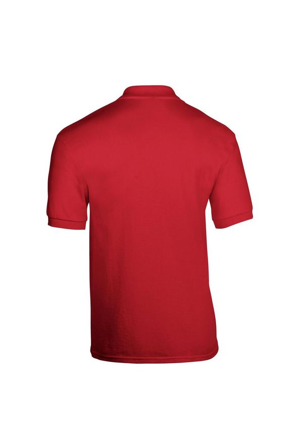 GILDAN - Koszulka Polo Dla Dorosłych Unisex Dryblend Jersey. Typ kołnierza: polo. Kolor: czerwony. Materiał: jersey