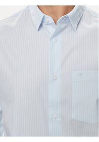 Calvin Klein Koszula K10K113491 Niebieski Slim Fit. Kolor: niebieski. Materiał: bawełna