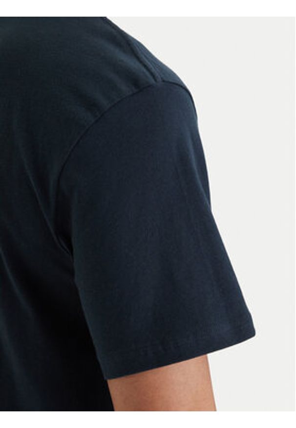 Quiksilver T-Shirt EV Horizon Fade EQYZT08289 Granatowy Regular Fit. Kolor: niebieski. Materiał: bawełna