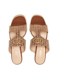 Liu Jo Klapki Karen 08 SA5043 TX439 Beżowy. Kolor: beżowy. Materiał: materiał #6