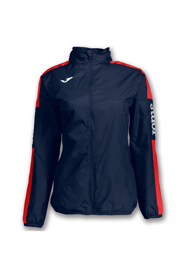 Damska kurtka przeciwdeszczowa Joma Championship IV – Navy/Red, 2XS. Kolor: czerwony, niebieski, wielokolorowy