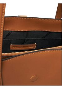 Karl Lagerfeld - KARL LAGERFELD Torebka A3W30150 Brązowy. Kolor: brązowy. Materiał: skórzane #4