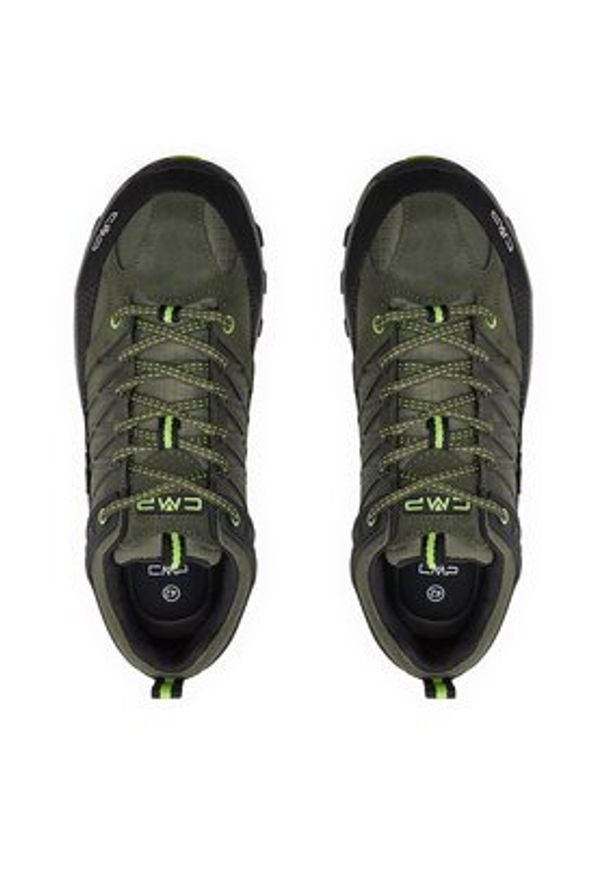 CMP Trekkingi Rigel Low Trekking Wp 3Q54457 Khaki. Kolor: brązowy. Materiał: zamsz, skóra. Sport: turystyka piesza