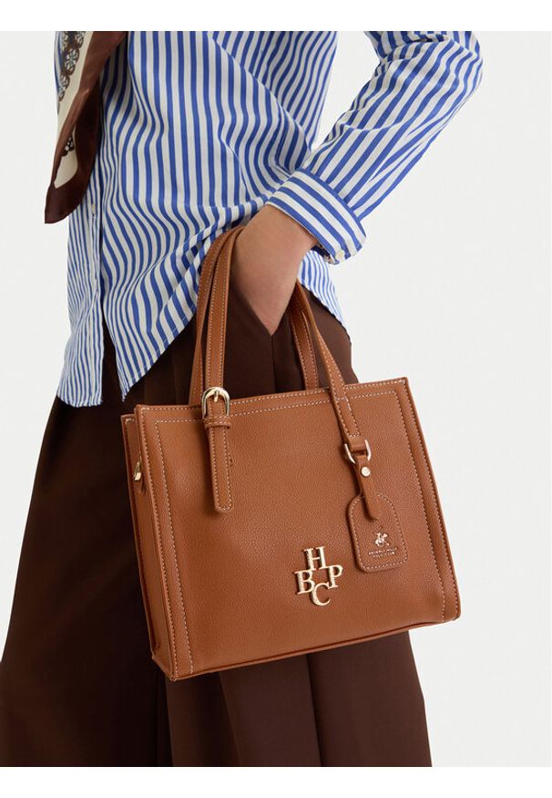 Beverly Hills Polo Club Torebka CEO-BHPC-C-022-09 Brązowy. Kolor: brązowy