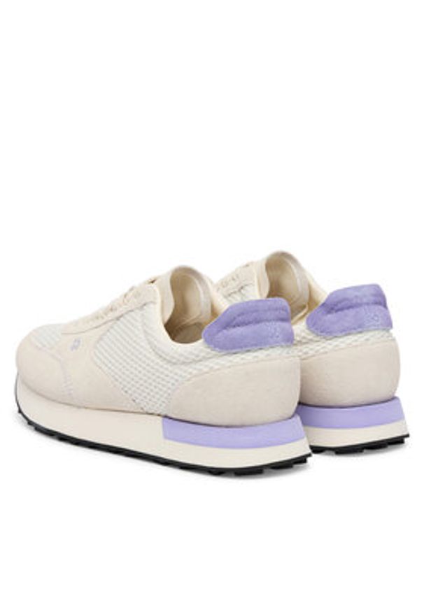 Hugo - HUGO Sneakersy Kiria 50557869 Biały. Kolor: biały. Materiał: skóra, zamsz