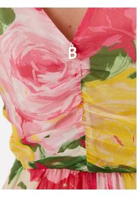 Blugirl Blumarine Sukienka codzienna RA3148-T3079 Kolorowy Regular Fit. Okazja: na co dzień. Materiał: jedwab. Wzór: kolorowy. Typ sukienki: proste. Styl: casual