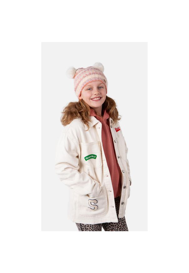 Kapelusz dla dziewczynki Barts Dolorez. Kolor: wielokolorowy, różowy, pomarańczowy. Materiał: futro, syntetyk. Sezon: zima. Styl: sportowy, młodzieżowy