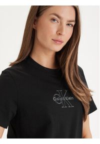 Calvin Klein Jeans T-Shirt LV047F831G Czarny Regular Fit. Kolor: czarny. Materiał: bawełna #5