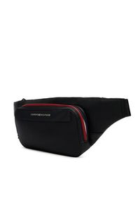 TOMMY HILFIGER - Tommy Hilfiger Nerka Th Foundation Bumbag AM0AM14159 Czarny. Kolor: czarny. Materiał: skóra #3