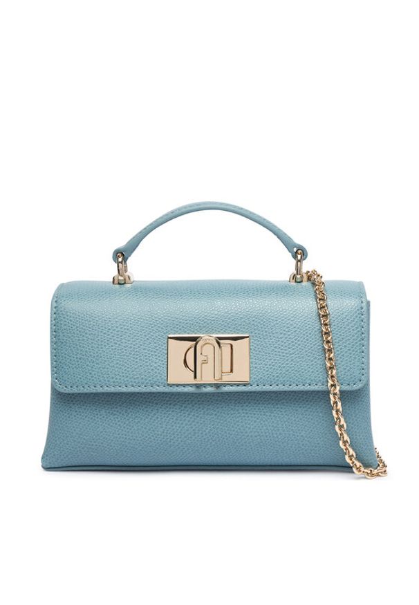 Furla Torebka 1927 Mini WE00423 ARE000 CN 4896S Niebieski jasny. Kolor: niebieski. Materiał: skórzane