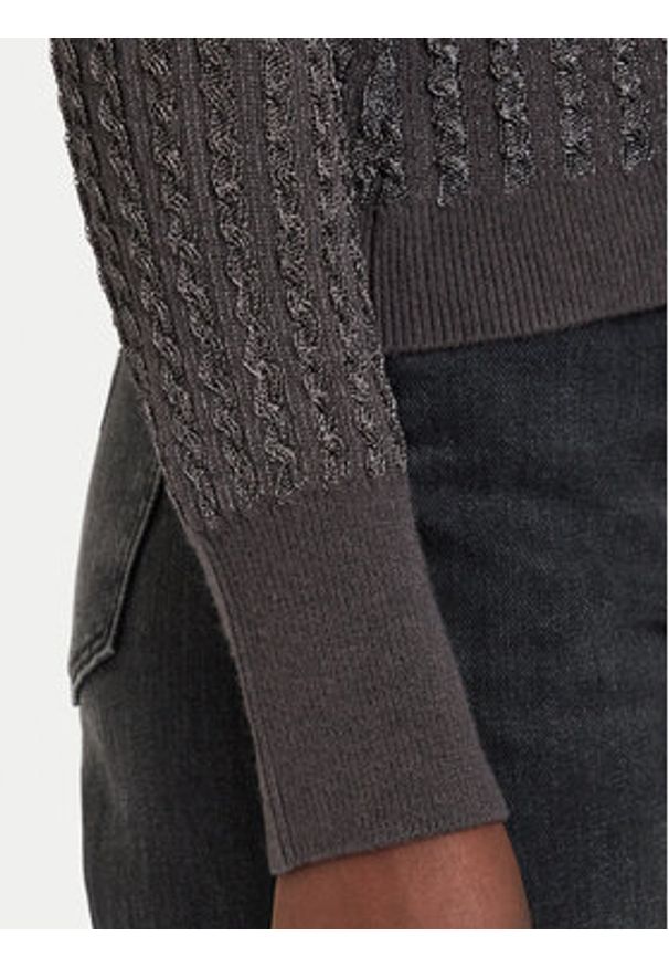 Guess Kardigan W5RR05 Z3KT0 Szary Regular Fit. Kolor: szary. Materiał: wiskoza