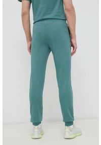 Fila spodnie dresowe kolor zielony gładkie. Kolor: zielony. Materiał: dresówka. Wzór: gładki #2