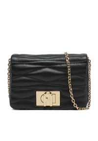 Furla Torebka 1927 Mini Soft WE00735 BX3221 O6000 Czarny. Kolor: czarny. Materiał: skórzane