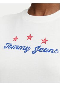 Tommy Jeans T-Shirt DW0DW23481 Biały Regular Fit. Kolor: biały. Materiał: bawełna #5