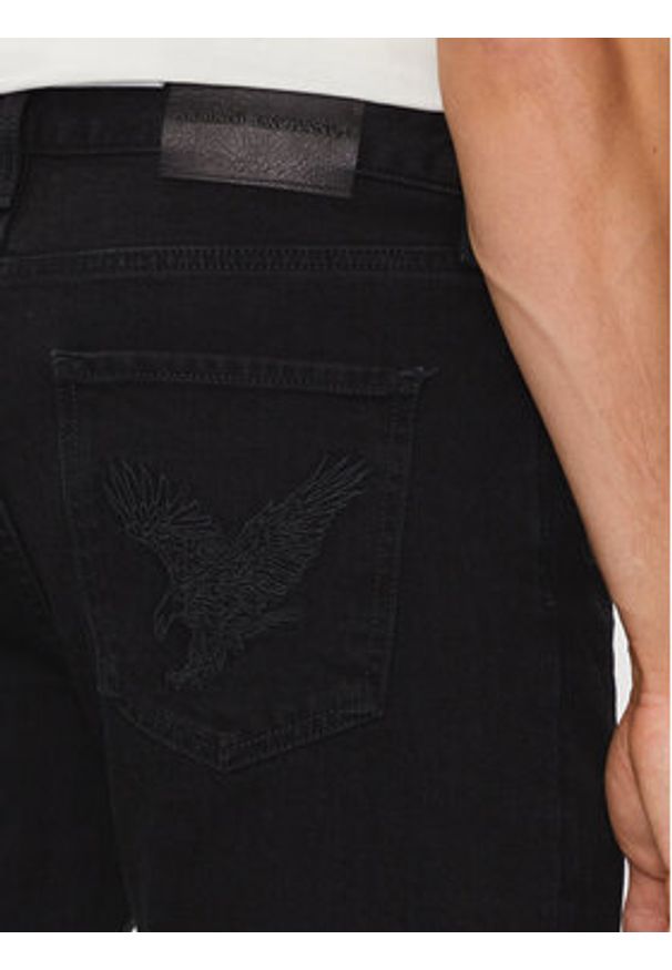 Armani Exchange Jeansy 6DZJ13 Z1TDZ 0204 Czarny Slim Fit. Kolor: czarny