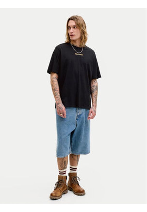 Jack & Jones T-Shirt City Photoprint 12288353 Czarny Regular Fit. Kolor: czarny. Materiał: bawełna