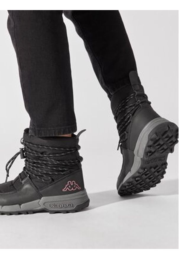 Kappa Śniegowce 243239 Czarny. Kolor: czarny. Materiał: materiał