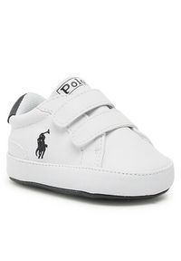 Polo Ralph Lauren Sneakersy Heritage Court Ii Ez Layette RL100731 Biały. Kolor: biały. Materiał: skóra #3