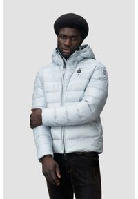 Blauer USA - BLAUER Błękitna kurtka męska Acton Short Jackets, Rozmiar XL. Kolor: niebieski. Materiał: poliamid #1