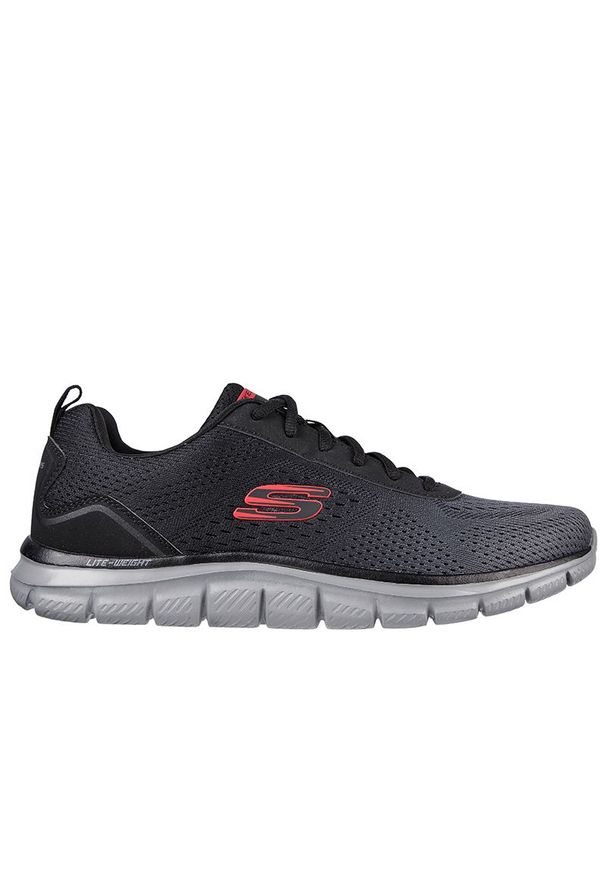 skechers - Buty Skechers Track Ripkent 232399BKCC - czarne. Zapięcie: sznurówki. Kolor: czarny. Materiał: dresówka, guma, syntetyk, materiał, jeans. Szerokość cholewki: normalna. Model: Skechers Sport. Sport: turystyka piesza