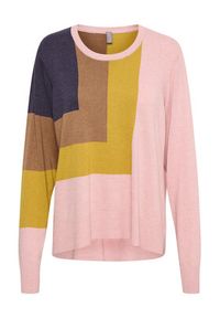 Culture Sweter Annemarie 50109312 Różowy Regular Fit. Kolor: różowy. Materiał: wiskoza #6