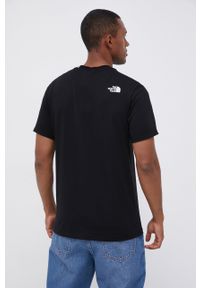 The North Face T-shirt bawełniany kolor czarny z nadrukiem. Okazja: na co dzień. Kolor: czarny. Materiał: bawełna. Wzór: nadruk. Styl: casual #5