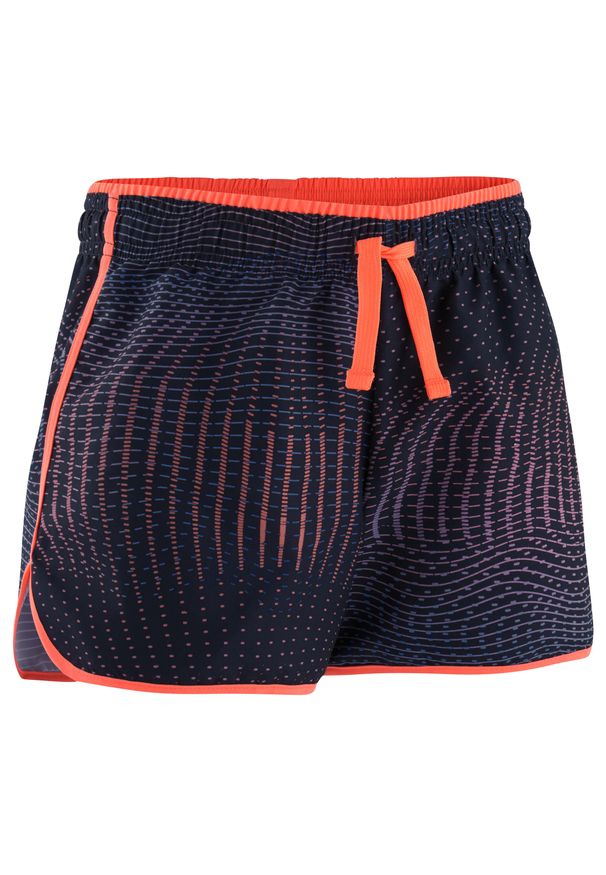 DOMYOS - Spodenki oddychające W500 dla dzieci. Okazja: na uczelnię. Kolor: czerwony, niebieski, wielokolorowy, różowy. Materiał: poliester, materiał. Długość: krótkie. Styl: sportowy. Sport: fitness, joga i pilates