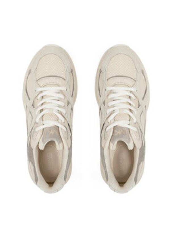 MICHAEL Michael Kors Sneakersy Leo Trainer43R5LEFS2S Beżowy. Kolor: beżowy. Materiał: materiał