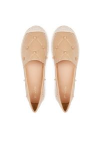 DeeZee Espadryle WS020610-01 Beżowy. Kolor: beżowy. Materiał: skóra #5