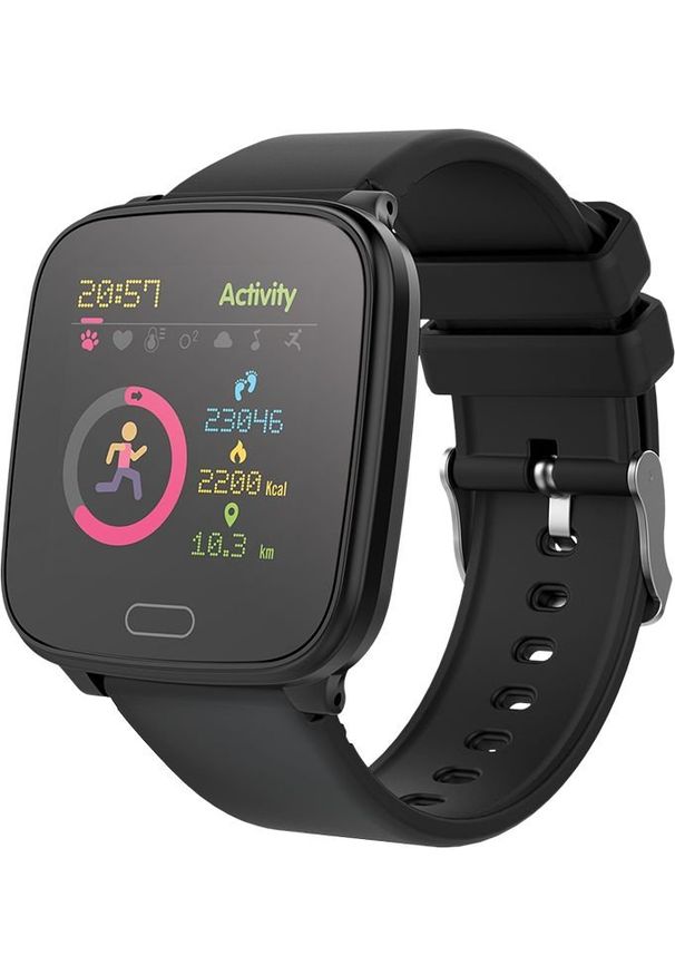 FOREVER - Smartwatch Forever IGO JW-100 Czarny (GSM099128). Rodzaj zegarka: smartwatch. Kolor: czarny