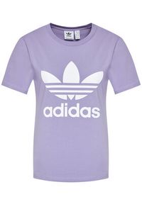 Adidas - adidas T-Shirt adicolor Classics Trefoil GN2905 Fioletowy Regular Fit. Kolor: fioletowy. Materiał: bawełna #5