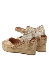 Hispanitas Espadryle Boleromet-V24 HV243449 Złoty. Kolor: złoty. Materiał: materiał #5