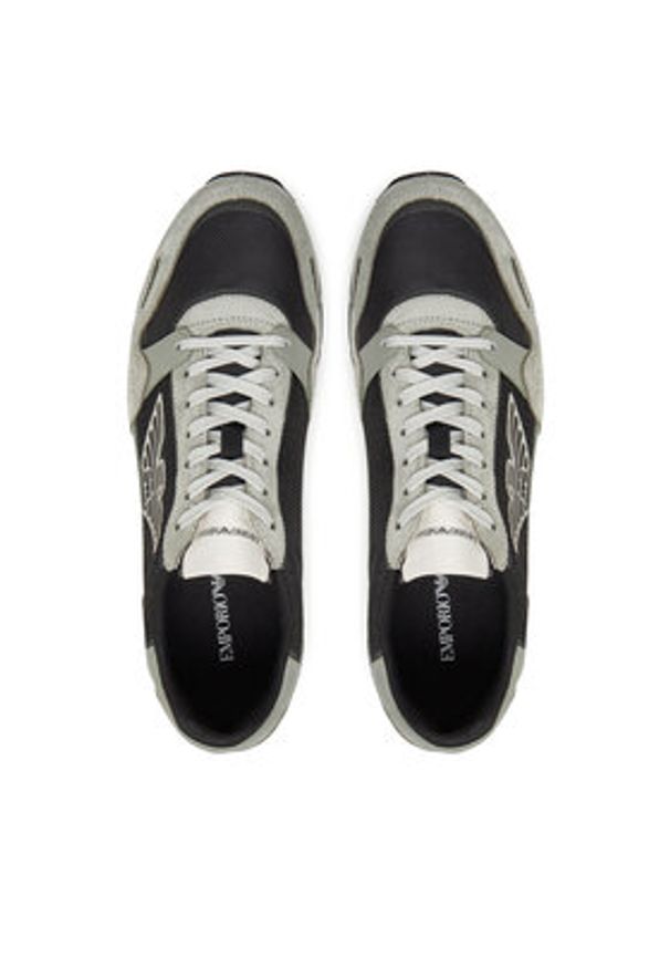 Emporio Armani Sneakersy X4X537 XN730 U549 Szary. Kolor: szary. Materiał: materiał