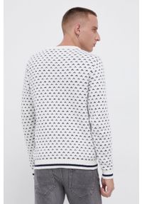 PRODUKT by Jack & Jones - Produkt by Jack & Jones - Sweter z domieszką wełny. Okazja: na co dzień. Kolor: biały. Materiał: wełna. Długość rękawa: długi rękaw. Długość: długie. Styl: casual #5