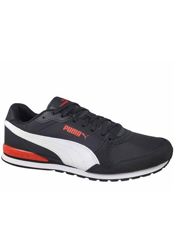 Buty do chodzenia męskie Puma St Runner V3. Kolor: biały, czarny, czerwony, wielokolorowy. Materiał: tkanina, materiał. Szerokość cholewki: normalna. Sport: turystyka piesza