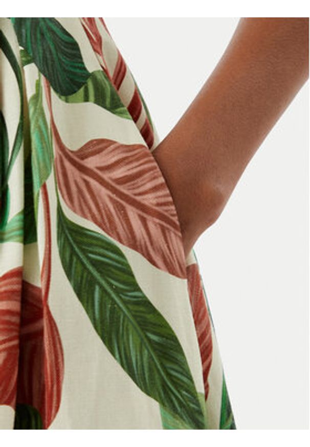 Guess Sukienka koktajlowa W6GKAF W2558 Zielony Regular Fit. Kolor: zielony. Materiał: wiskoza. Styl: wizytowy