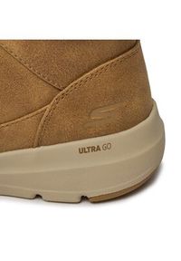 skechers - Skechers Botki Glacial Ultra Cozyly 144178/CSNT Brązowy. Kolor: brązowy. Materiał: materiał #3