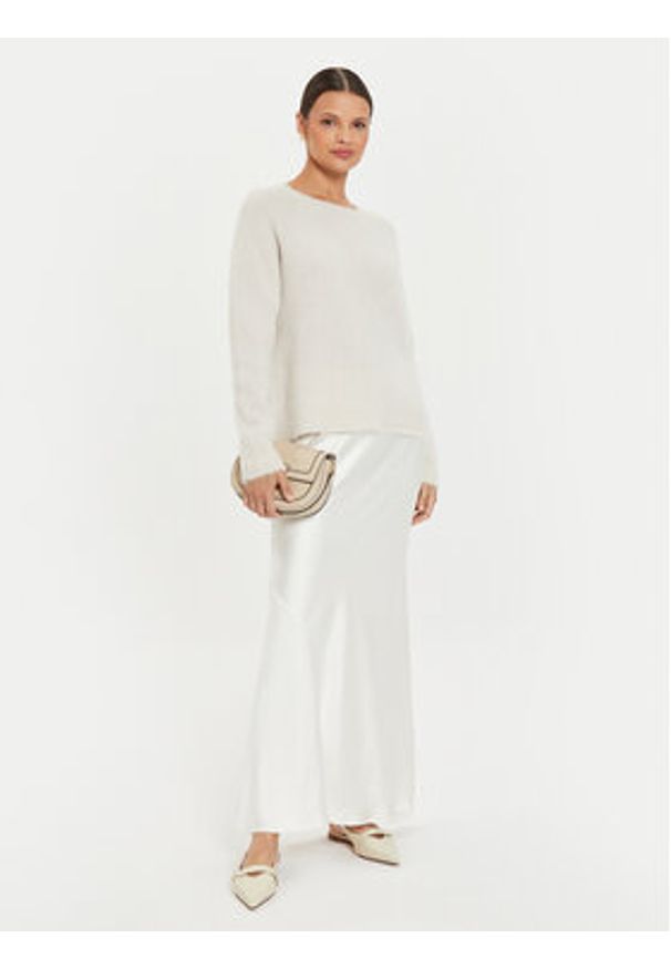 Kontatto Sweter 3M0229 Écru Relaxed Fit. Materiał: syntetyk