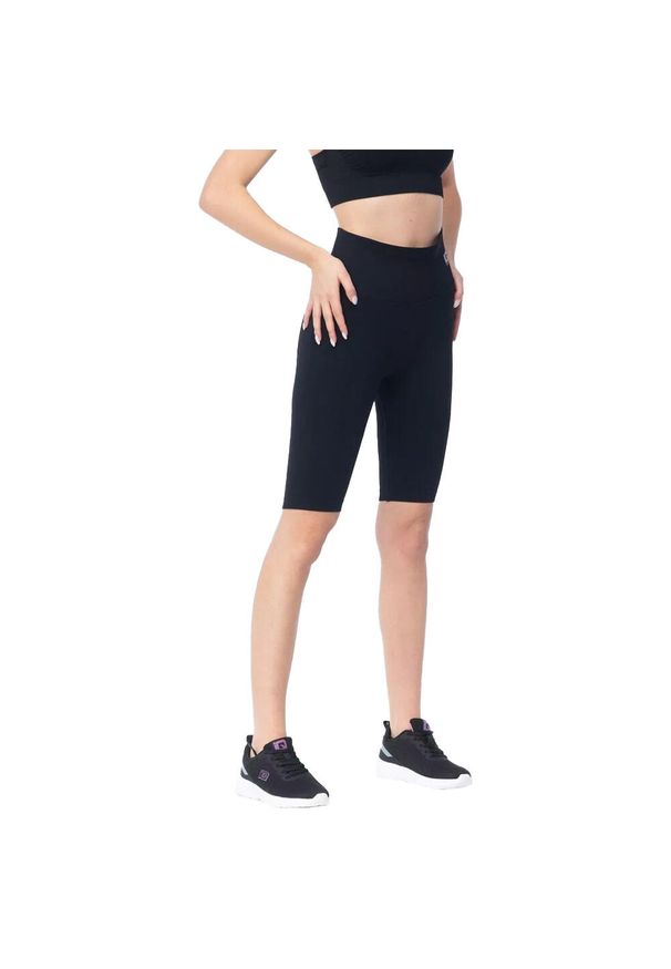 IQ - Spodenki Damskie Ilean Legging Shorts. Kolor: czarny. Sport: turystyka piesza