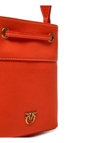 Pinko - PINKO Torebka SECCHIELLO MINI 104303 A29Q L84Q Czerwony. Kolor: czerwony. Materiał: skórzane #5