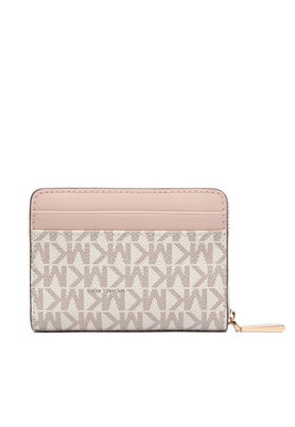 MICHAEL Michael Kors Portfel Jet Set 32T4GJ6Z5B Kremowy. Kolor: kremowy. Materiał: skóra