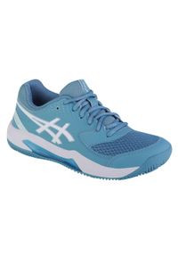 Asics - Buty do tenisa damskie, ASICS Gel-Dedicate 8 Clay. Kolor: niebieski, wielokolorowy, biały. Sport: tenis #1