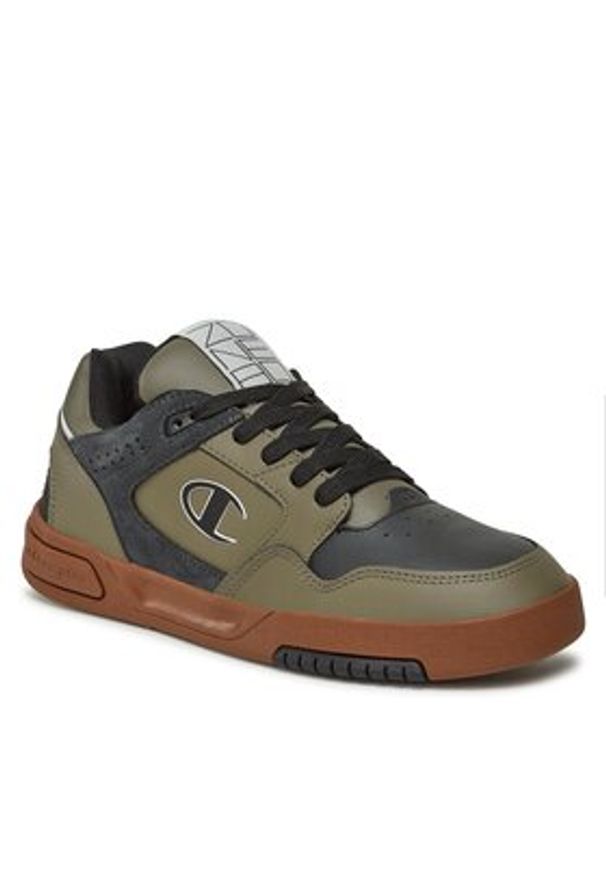 Champion Sneakersy Z80 Skate Low Cut Shoe S22101-GS521 Khaki. Kolor: brązowy. Materiał: skóra. Sport: skateboard